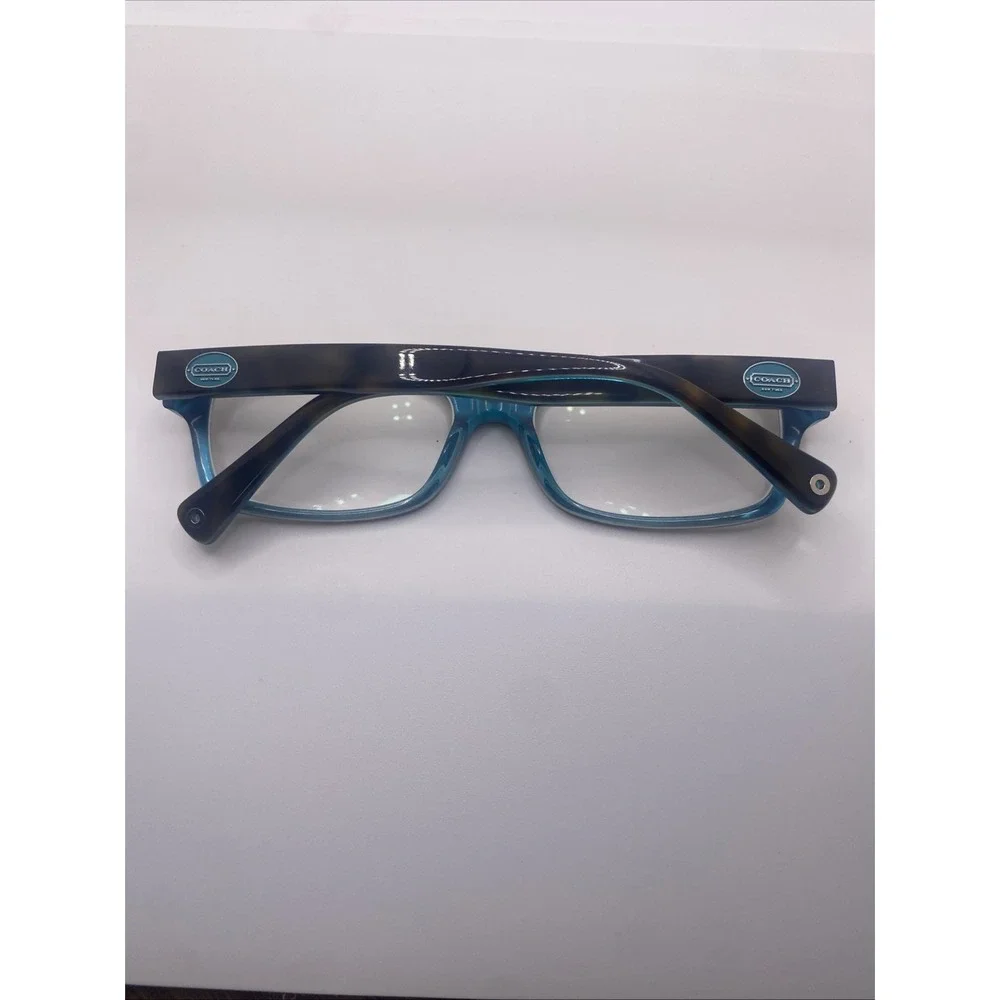 Coach Eyeglasses FRAMES ONLY HC 6040 Brooklyn 52-16-135 Dark Tortoise Teal 409